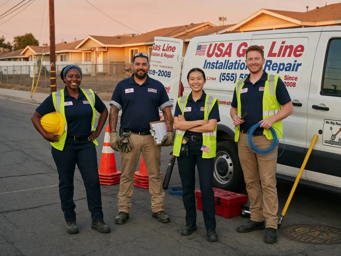 Gas Line Installation company in New Germany, MN